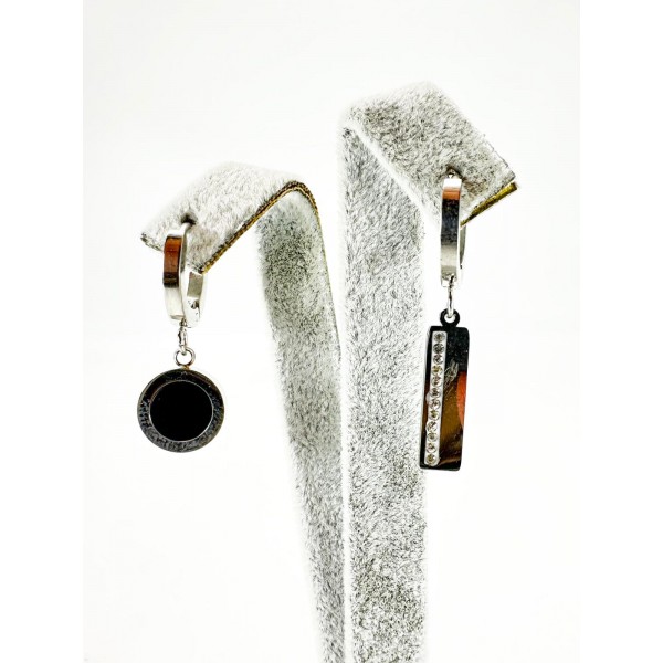 Gümüş Figürlü Küpe